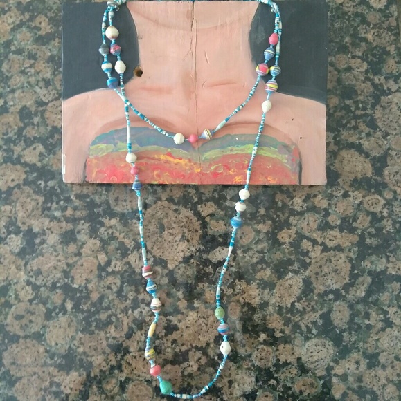 Mifuko "Mifuku" beaded Necklace from Kenya - Picture 3 of 4